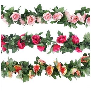 Rose garlands (three pieces)